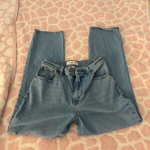 Abercrombie & Fitch Light Wash Straight-Leg Women's Jeans